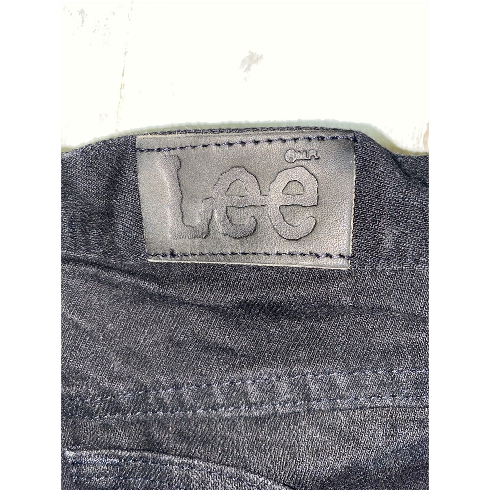 VTG Lee Womens Jeans High Rise Waist Black Denim 10 Mom Jean - Picture 7 of 11